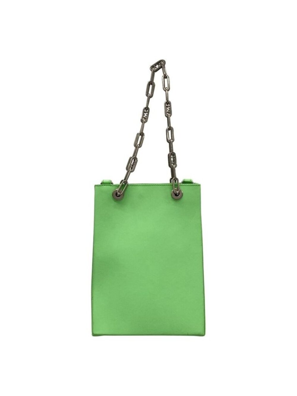 ★SOLD★ Fendi Tote Shopping Small Light Green Chain Shoulder Leather - Picture 3 of 15